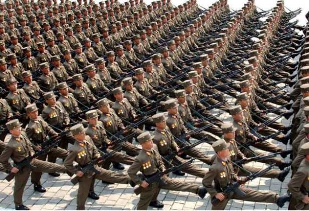 north korean people. North Korean Military